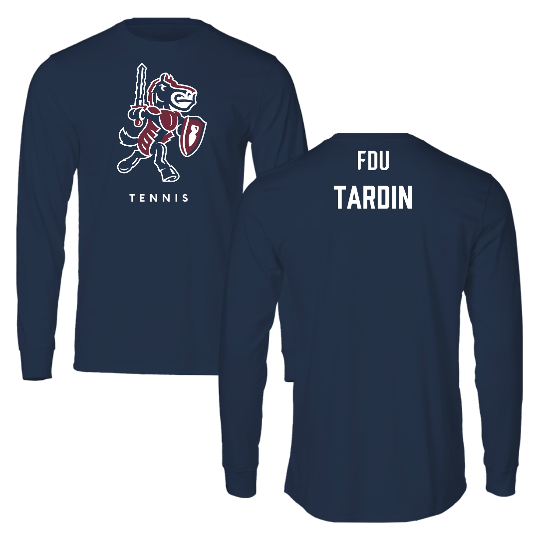 Fairleigh Dickinson University-Metropolitan Campus Tennis Navy Performance Long Sleeve - Fernando Tardin