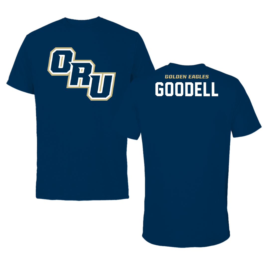 Oral Roberts University Tennis Navy Tee - Ava Goodell