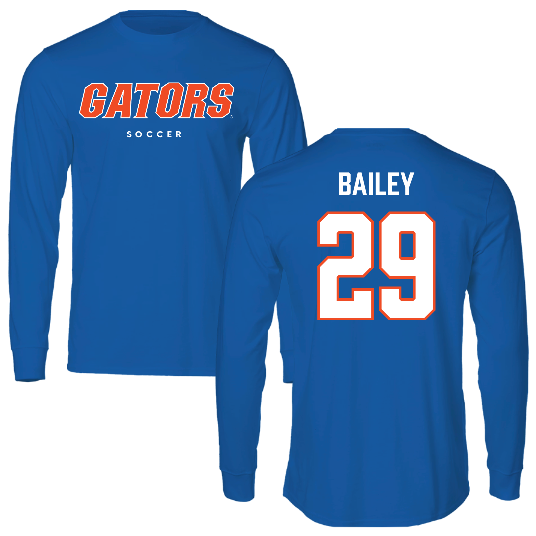 University of Florida Soccer True Royal Block Performance Long Sleeve - #29 Lena Bailey