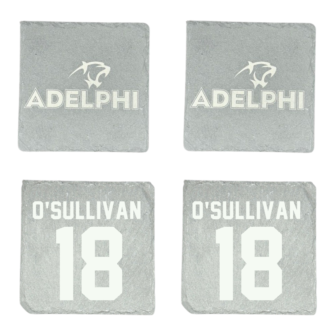 Adelphi University Baseball Stone Coaster (4 Pack)  - #18 Tommy O'Sullivan