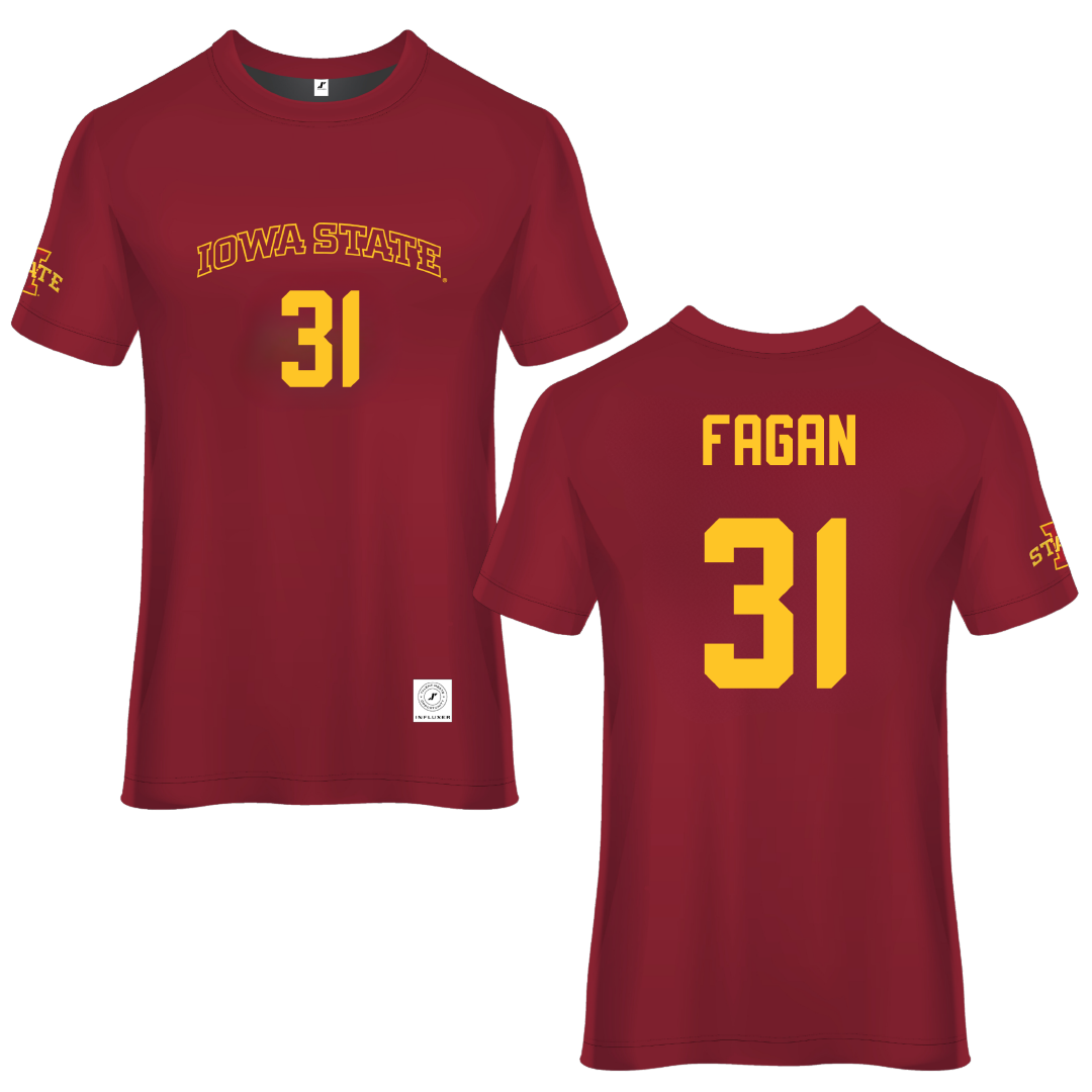 Iowa State University Cardinal Soccer Jersey - #31 Cadence Fagan