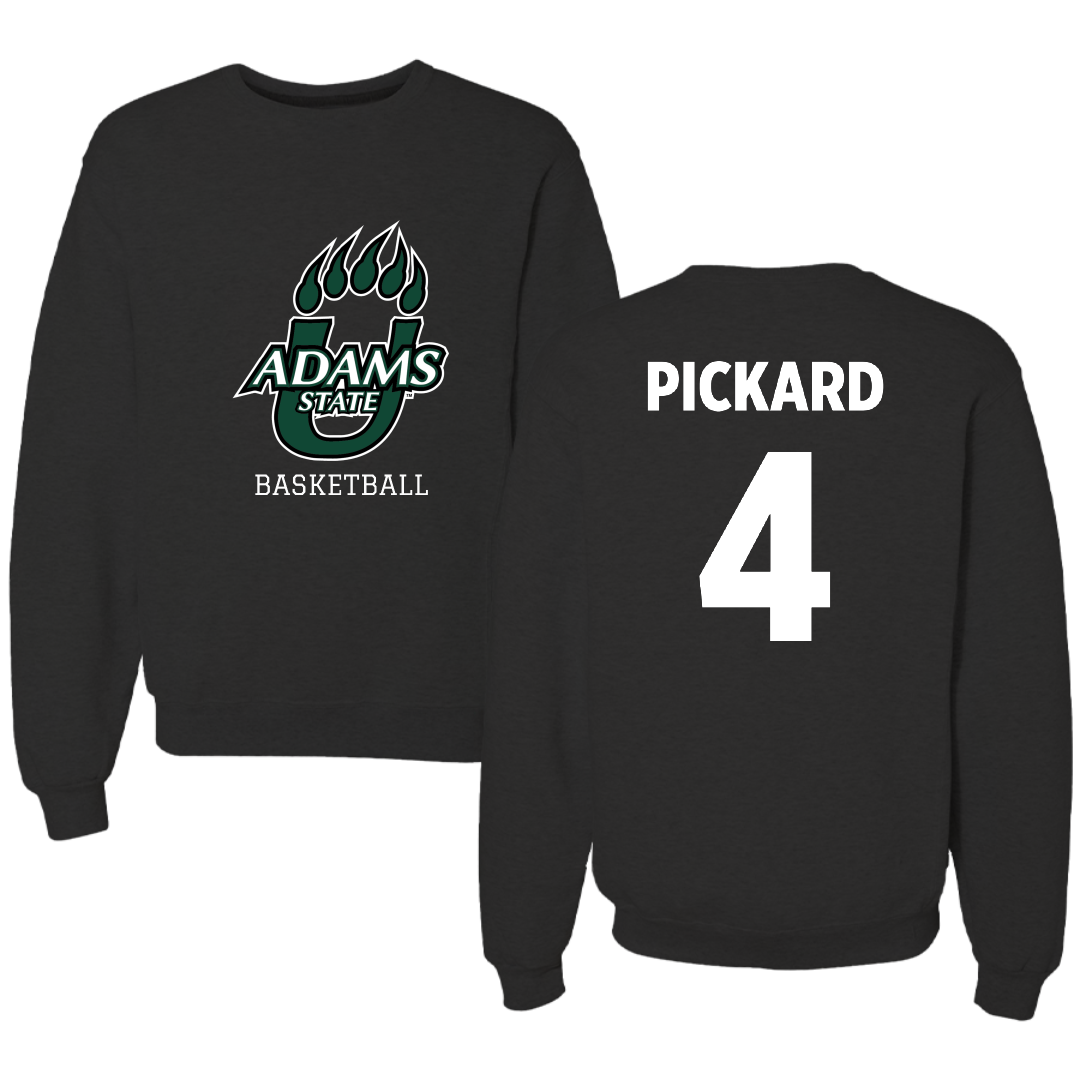 Adams State University Basketball Black State Crewneck - #4 Mykaila Pickard