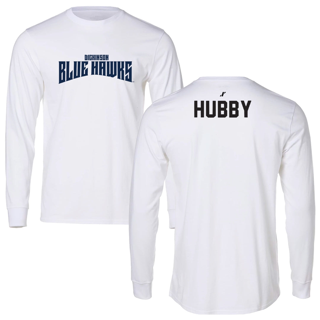 Dickinson State University Wrestling White Classic Long Sleeve - Kiley Hubby