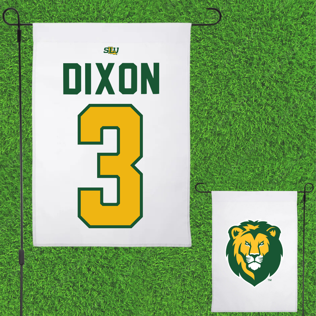 Southeastern Louisiana University Football White Garden Flag - #3 Harlan Dixon