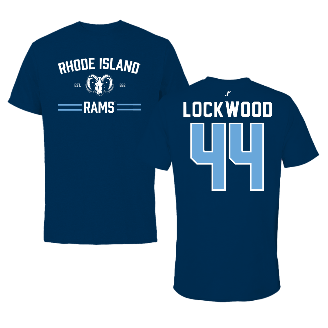 University of Rhode Island Lacrosse Navy General Performance Tee - #44 Zoe Lockwood