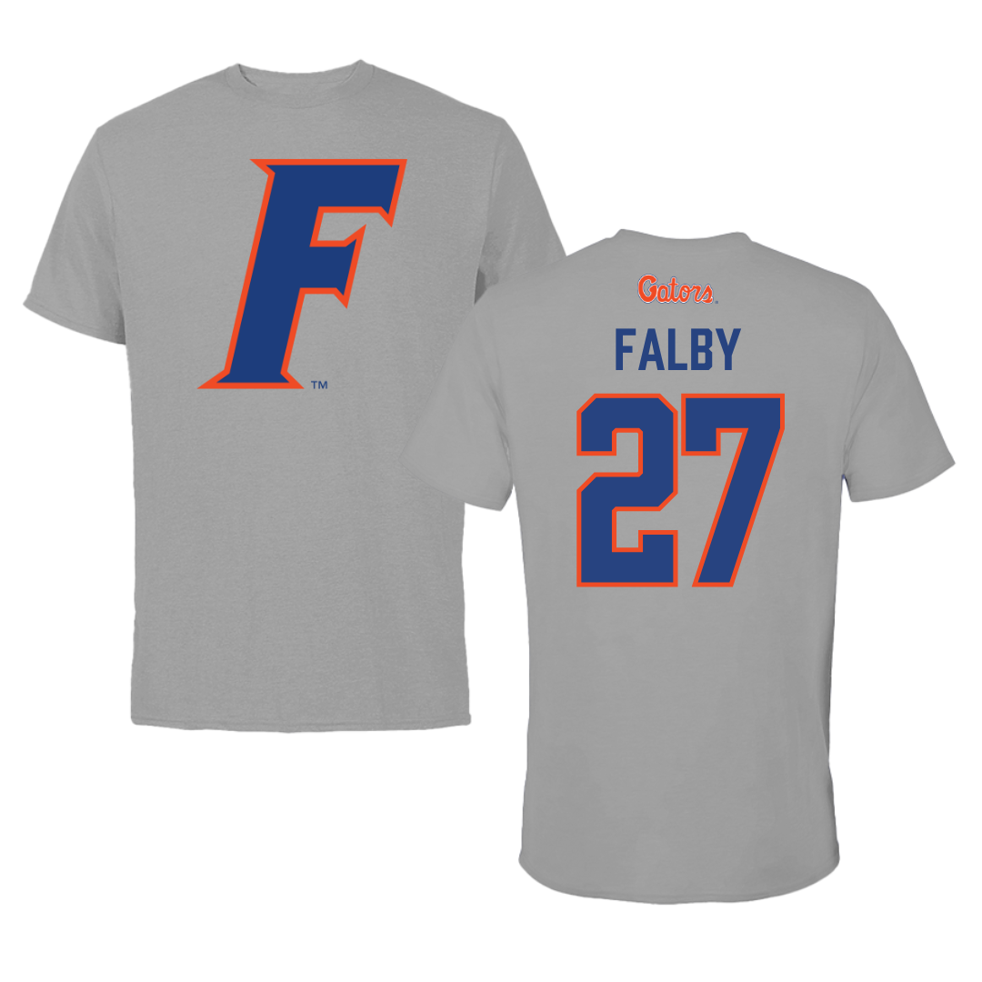 University of Florida Softball Dark Gray Performance Tee - #27 Kendra Falby