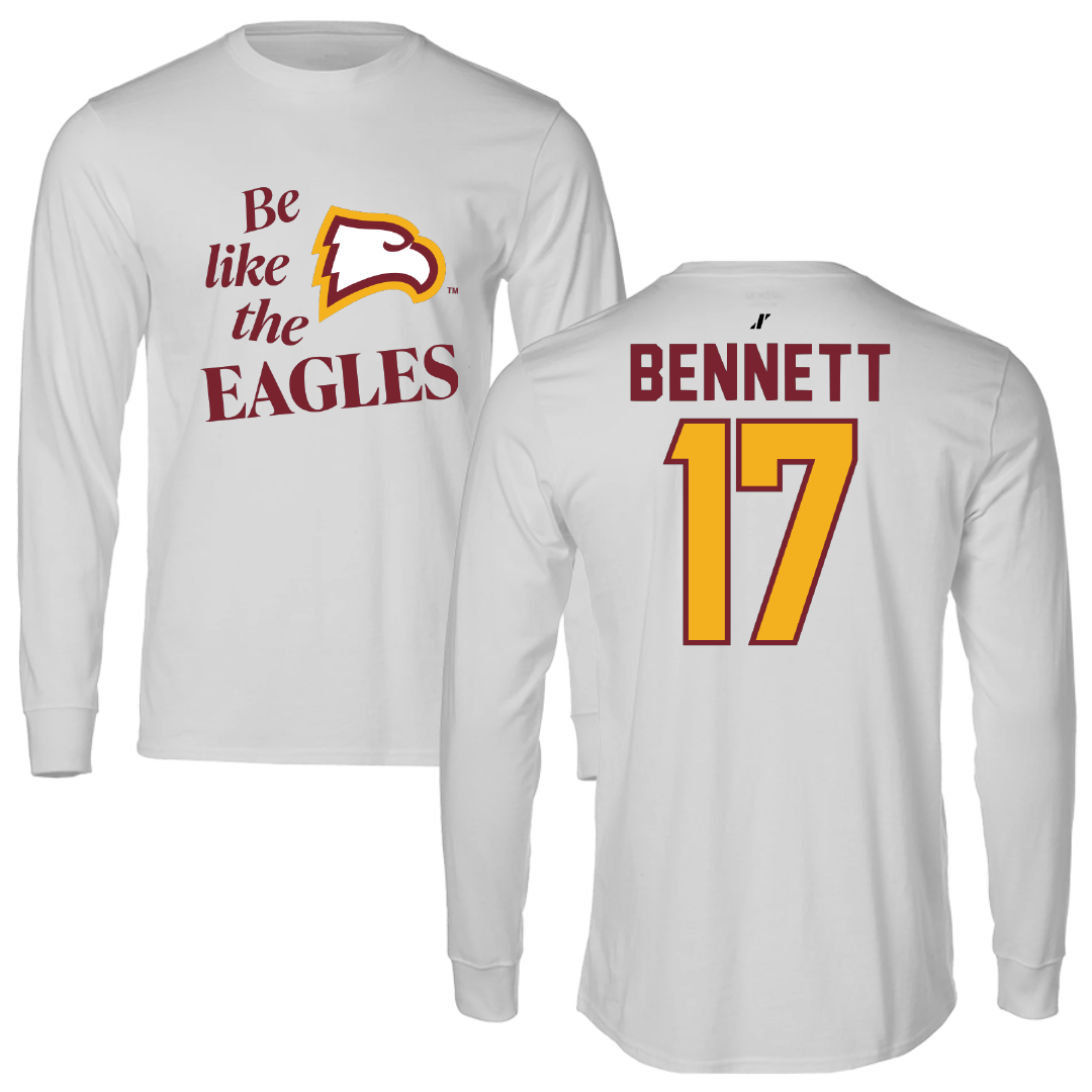 Winthrop University Soccer Light Gray Be Like Us Long Sleeve - #17 Laura Bennett