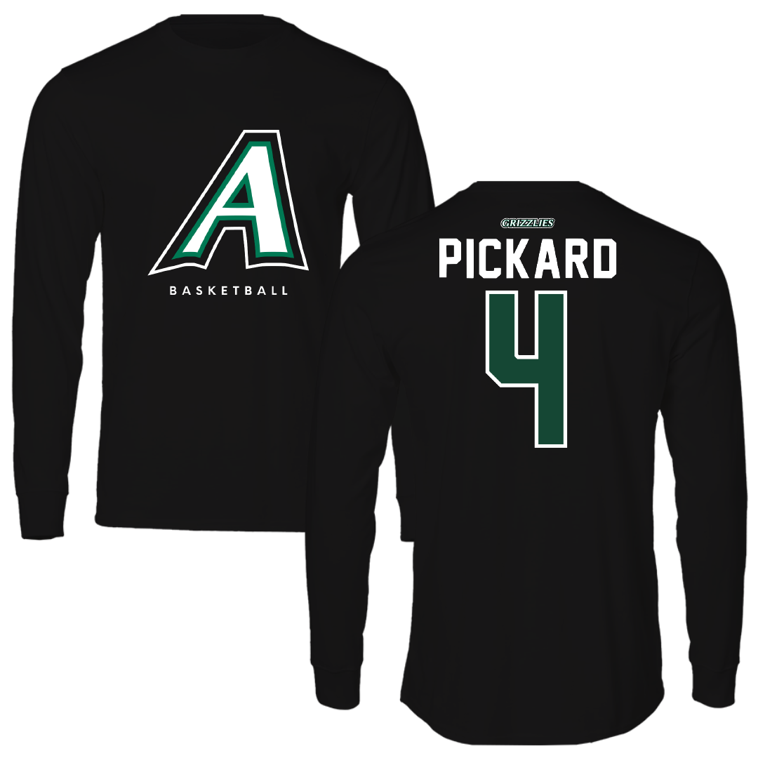 Adams State University Basketball Black Block Long Sleeve - #4 Mykaila Pickard