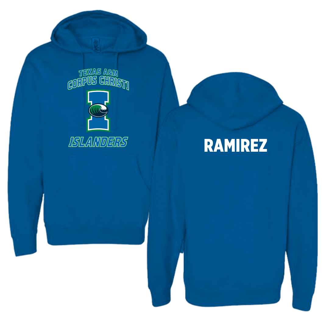 Texas A&M University-Corpus Christi Golf Blue Hoodie - Lucia Ramirez