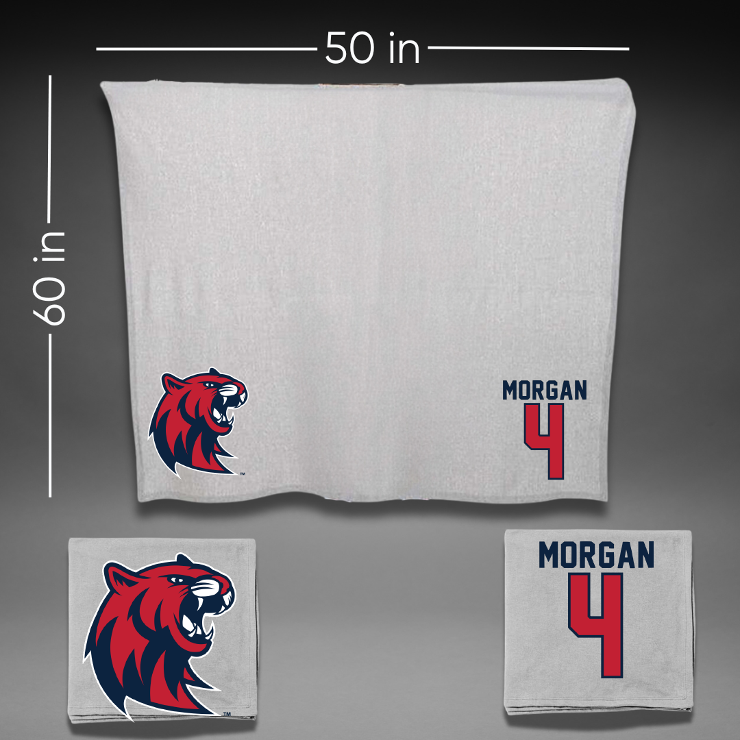 Rogers State University Softball Gray Blanket - #4 RayLin Morgan