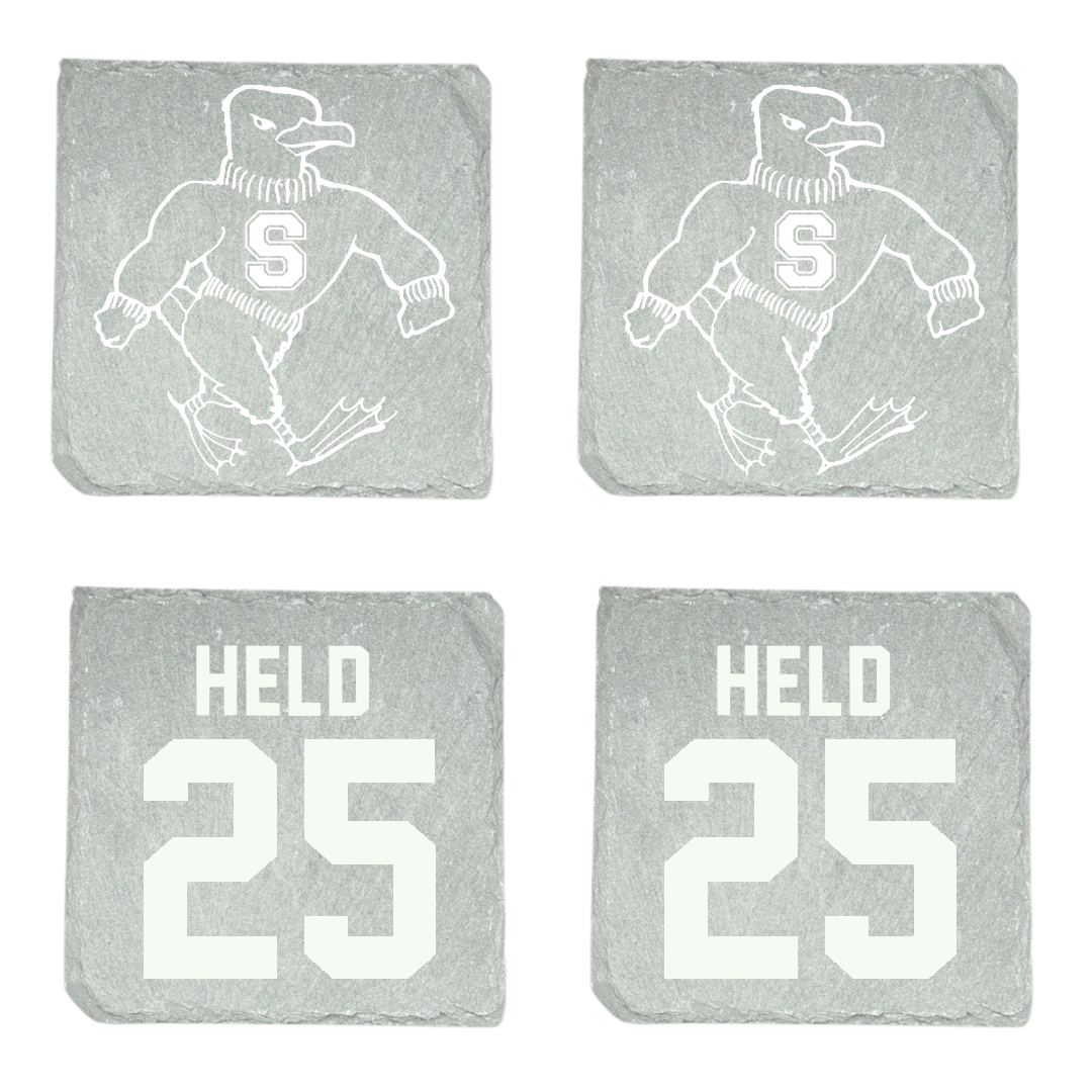 Salisbury University Lacrosse Stone Coaster (4 Pack)  - #25 Natalie Held