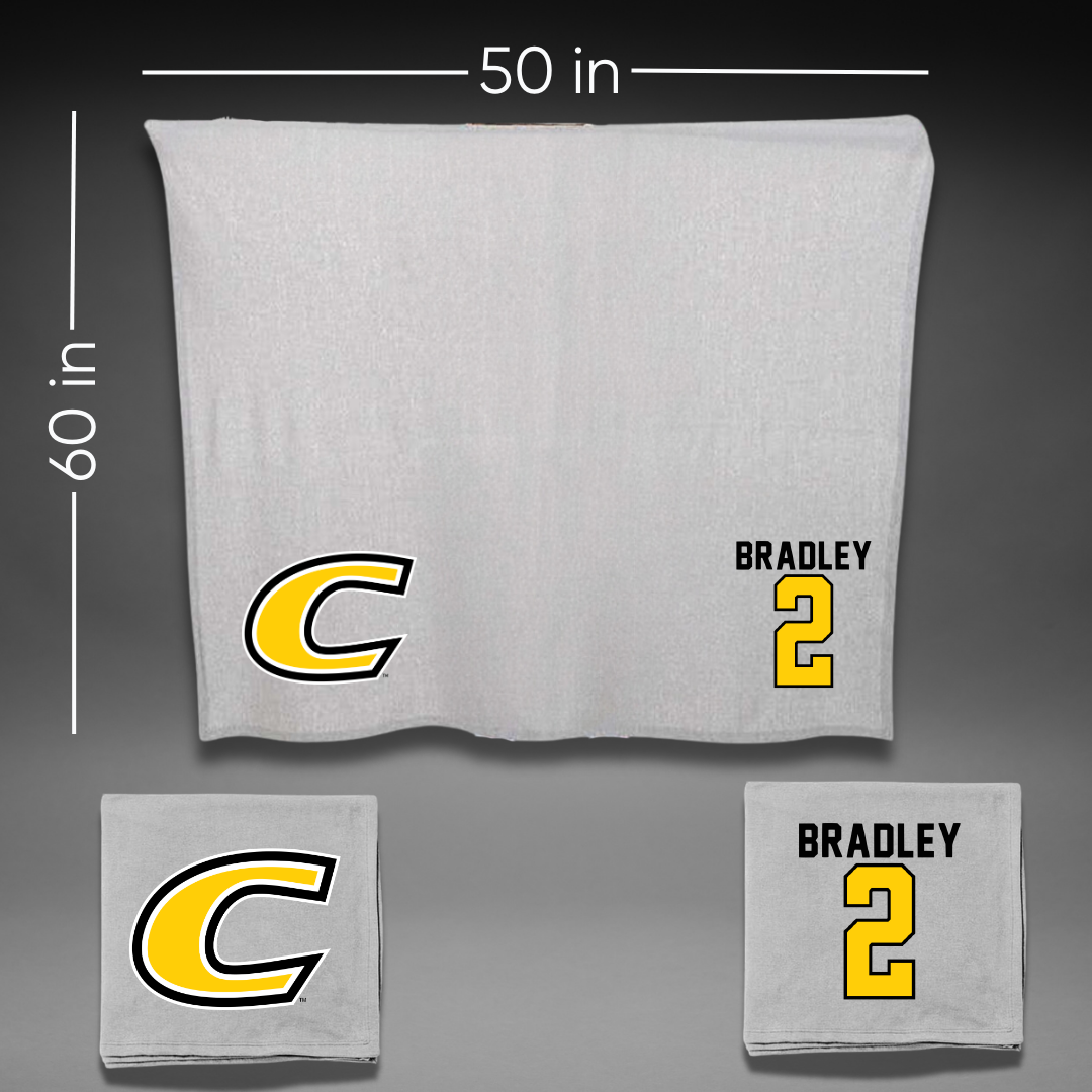 Centre College Softball Gray Blanket - #2 Sarah Bradley