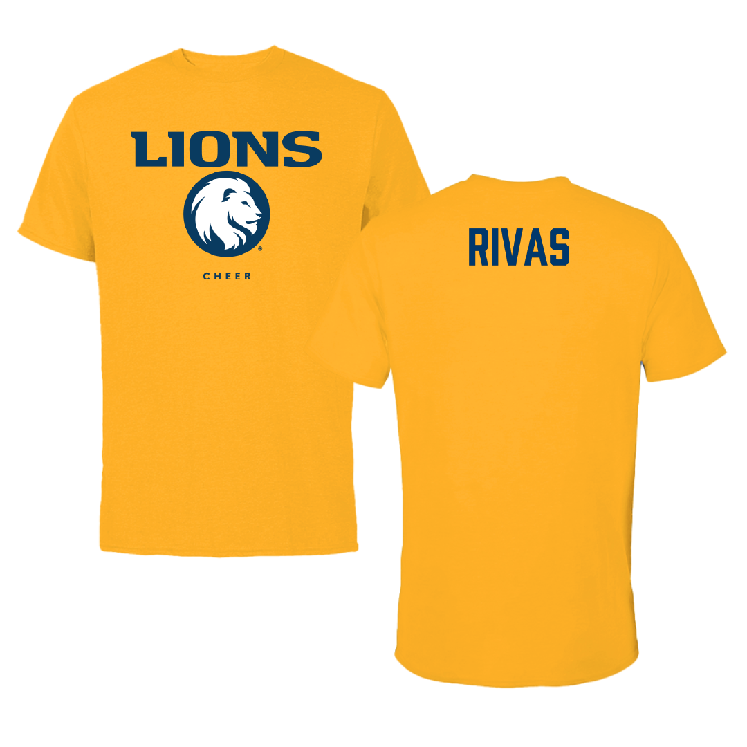 East Texas A&M University Cheer Gold Tee - Jonathan Rivas