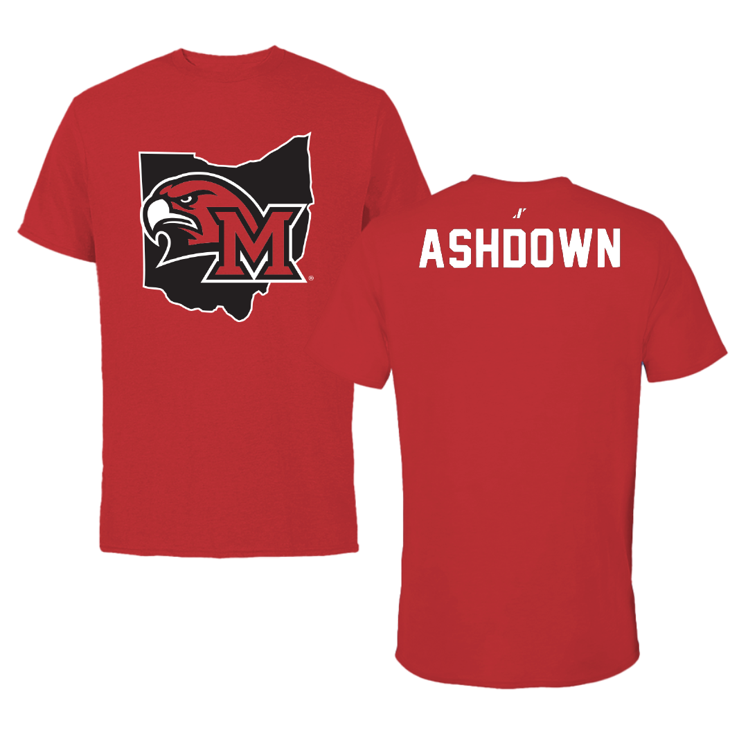 Miami University (Ohio) Synchronized Skating Red State Tee - Eleanor Ashdown