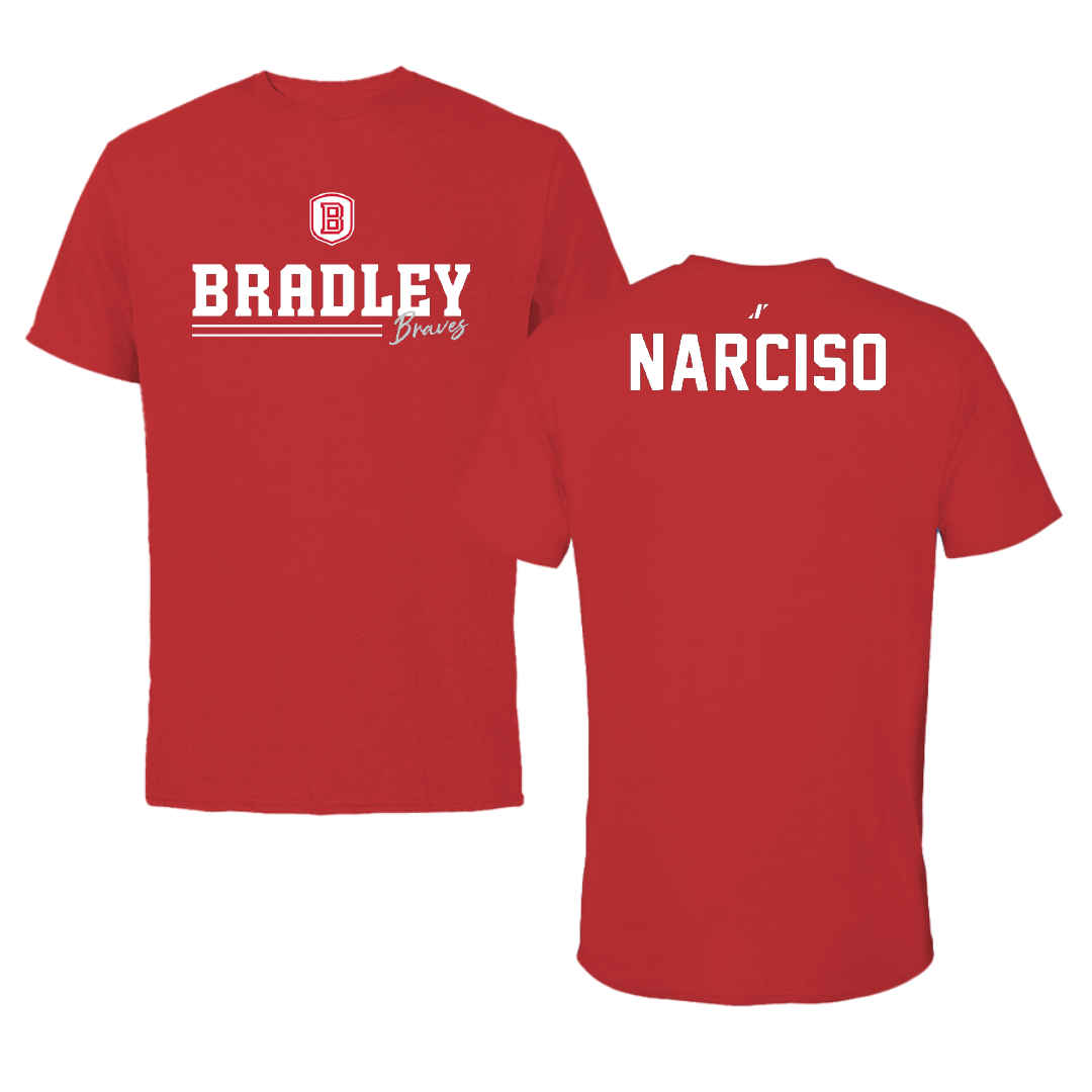 Bradley University TF and XC Red General Tee - Alice Narciso