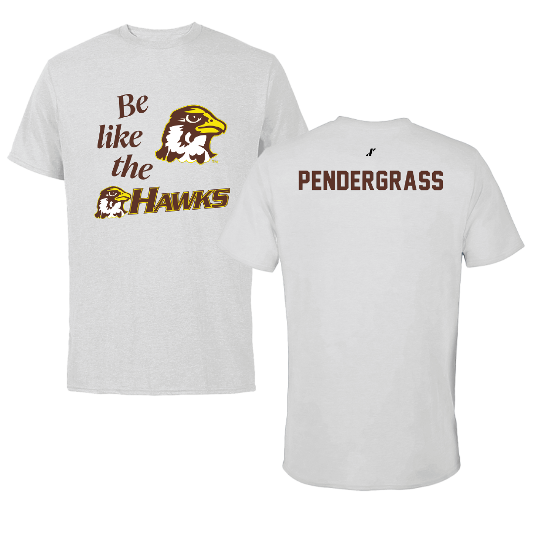 Quincy University Wrestling Light Gray Be Like Us Tee - Trinity Pendergrass