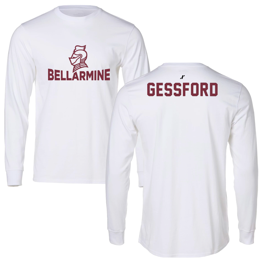 Bellarmine University Wrestling White Long Sleeve - Charlie Gessford