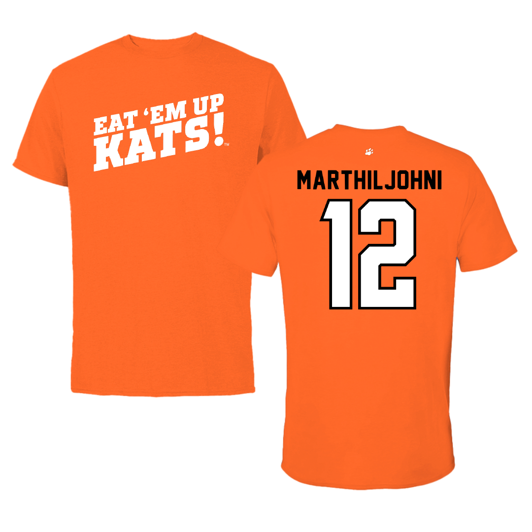 Sam Houston State University Baseball Orange Performance Tee - #12 Ty Marthiljohni