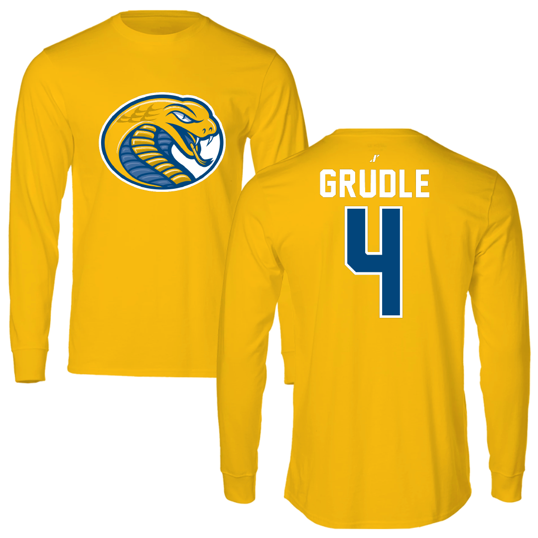 Coker University Acrobatics & Tumbling Gold Long Sleeve - #4 Tessa Grudle