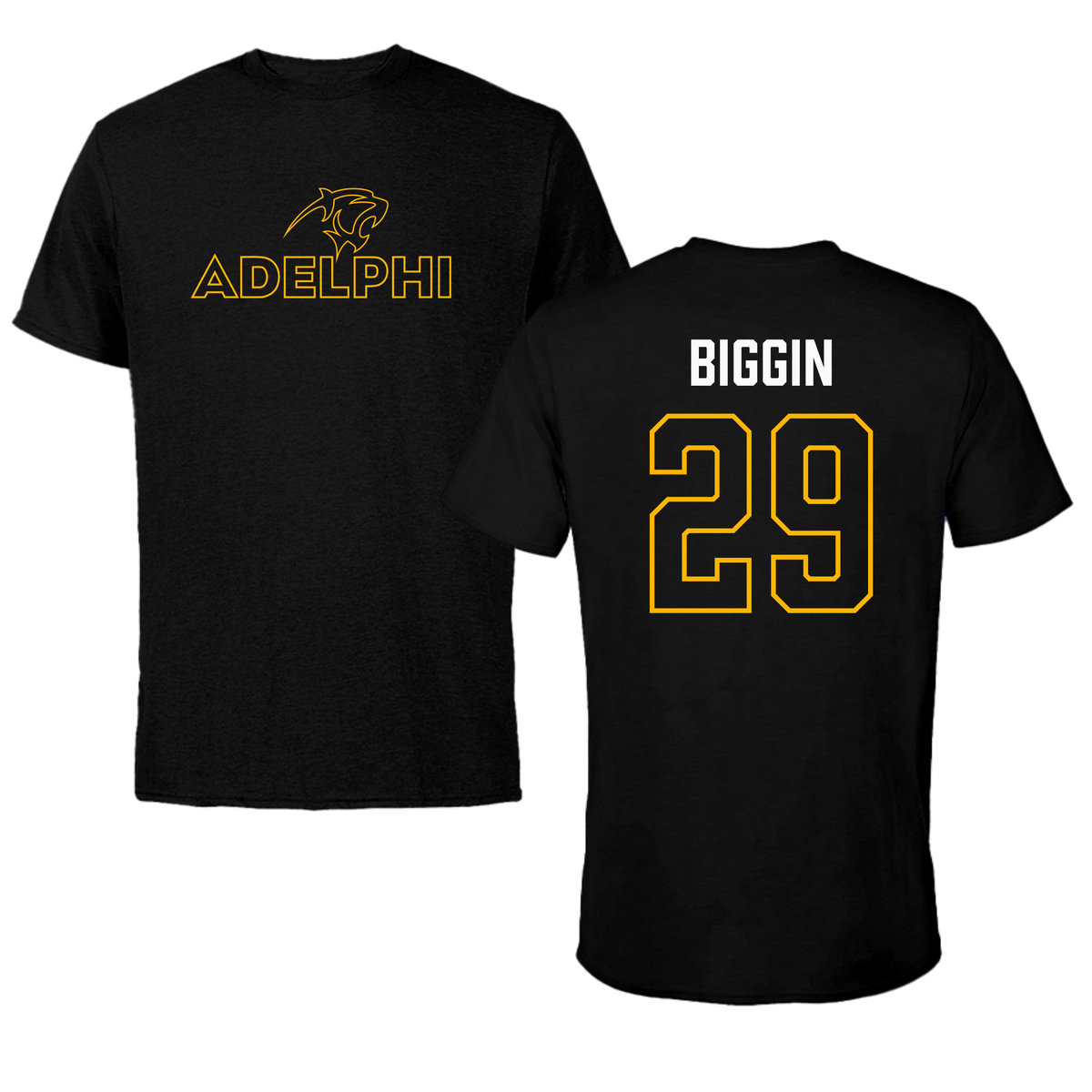 Adelphi University Field Hockey Black Tee - #29 Emiline Biggin