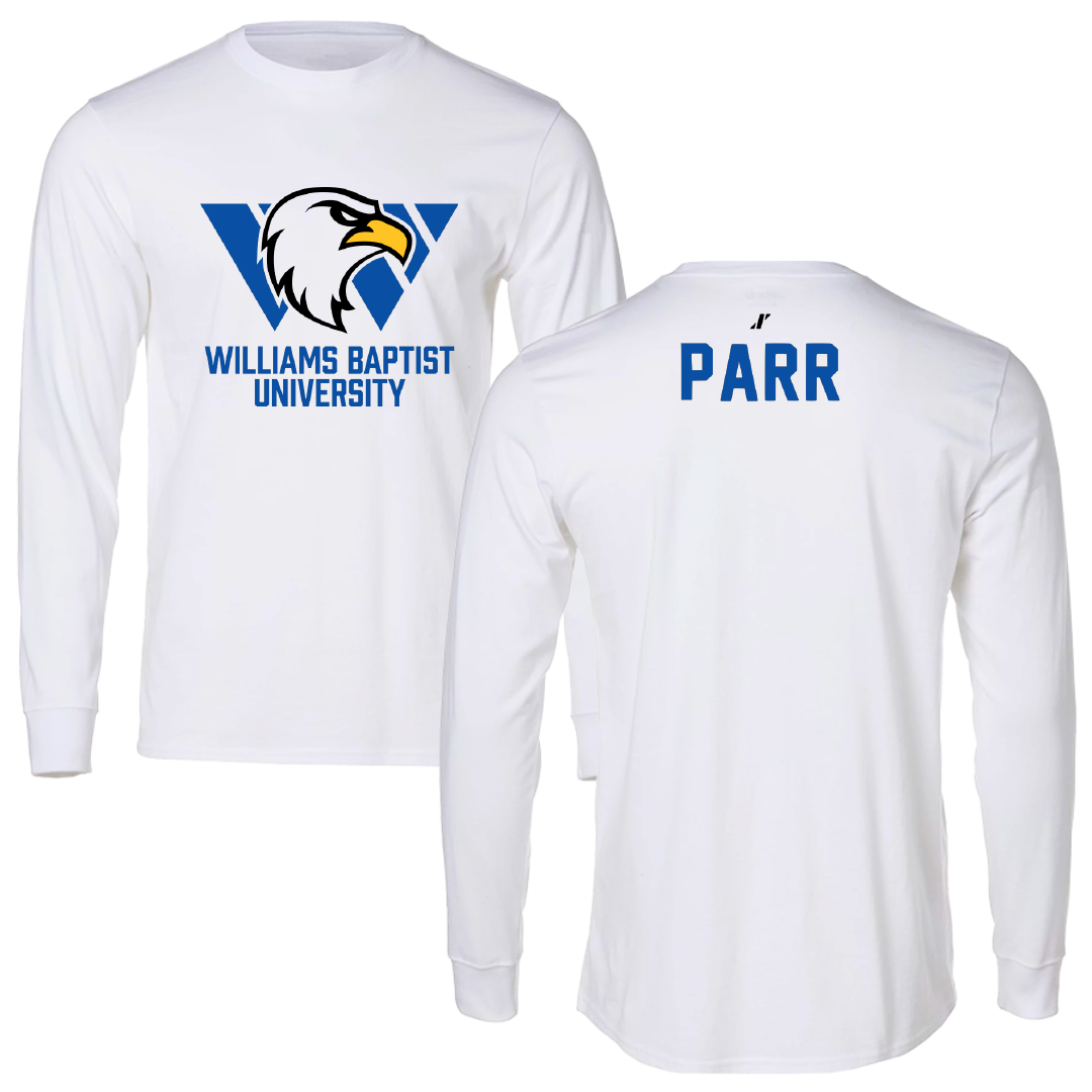 Williams Baptist University Golf White Long Sleeve - Tyler Parr