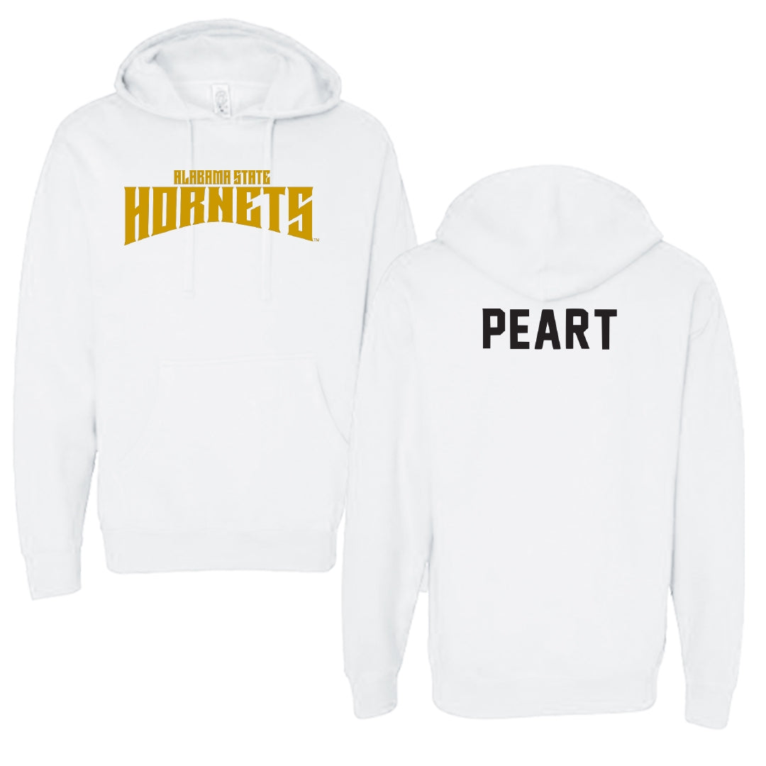 Alabama State University TF and XC White Classic Hoodie - Shawna-kay Peart