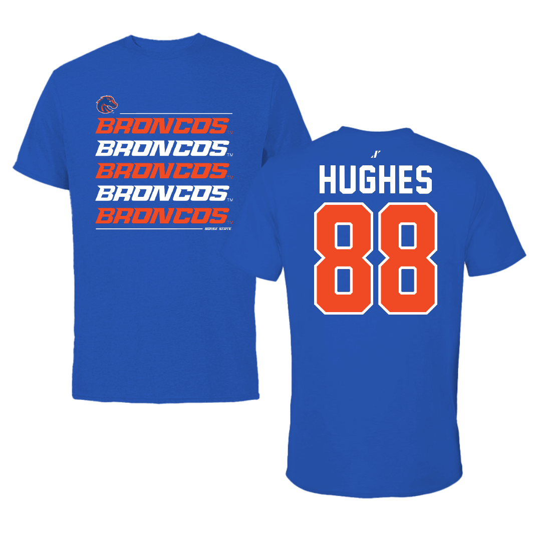 Boise State University Softball Blue General Performance Tee - #88 Chloe Hughes