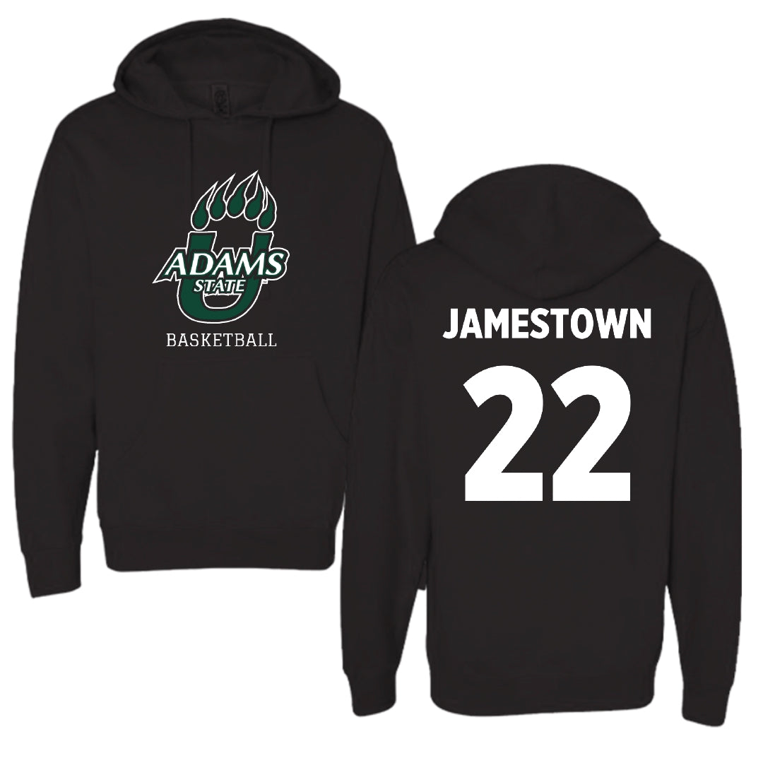 Adams State University Basketball Black Hoodie - #22 Tajaun Jamestown