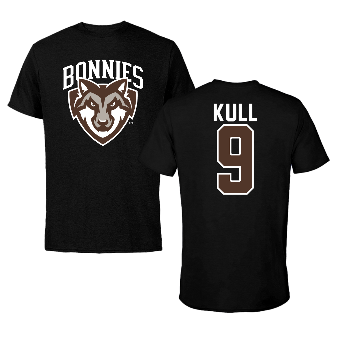 St. Bonaventure University Rugby Black Tee - #9 Sean Kull