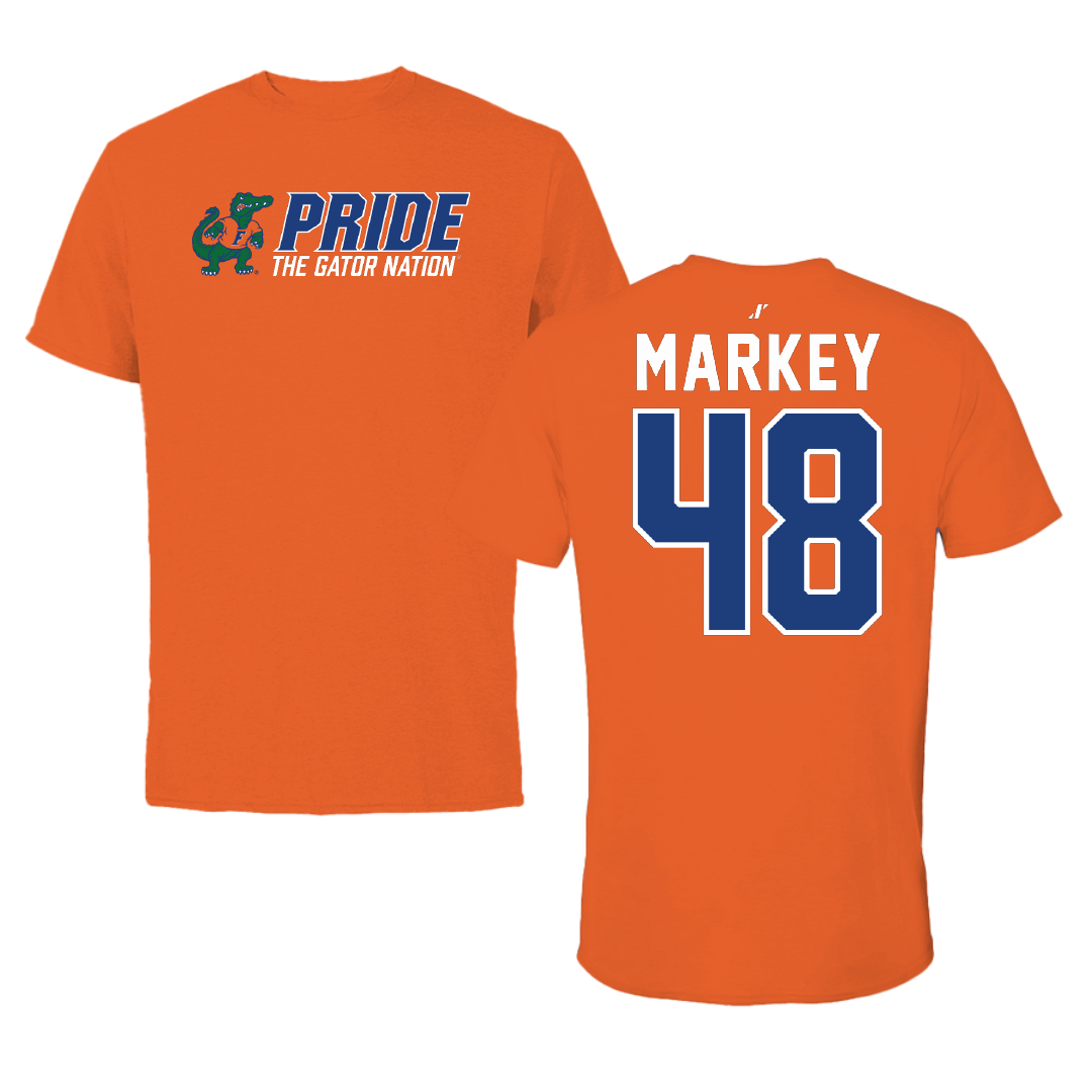 University of Florida Lacrosse Orange General Tee - #48 Jenny Markey