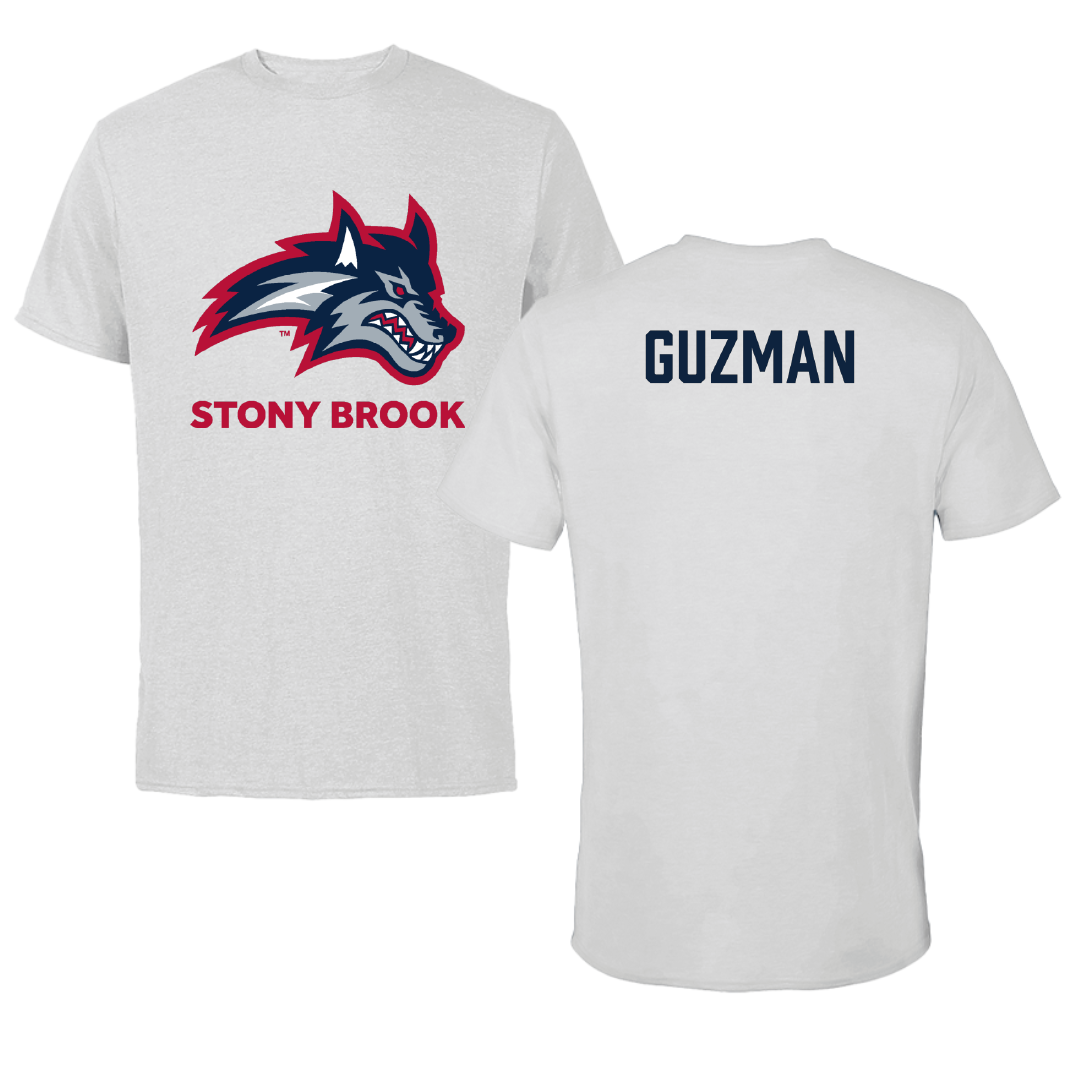Stony Brook University TF and XC Light Gray Performance Tee - Amelie Guzman