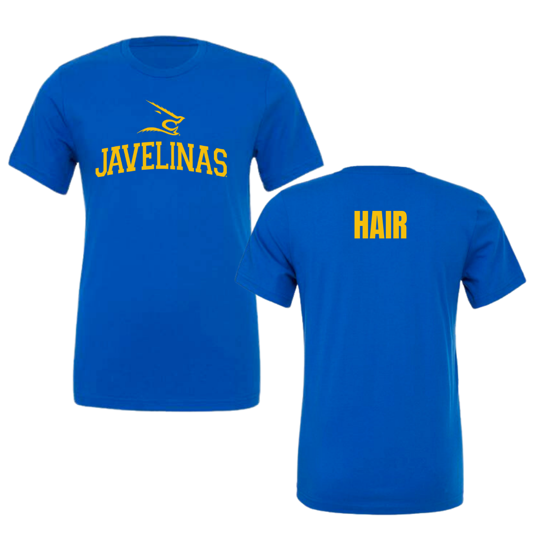 Texas A&M University-Kingsville TF and XC Blue Tee - Paxton Hair