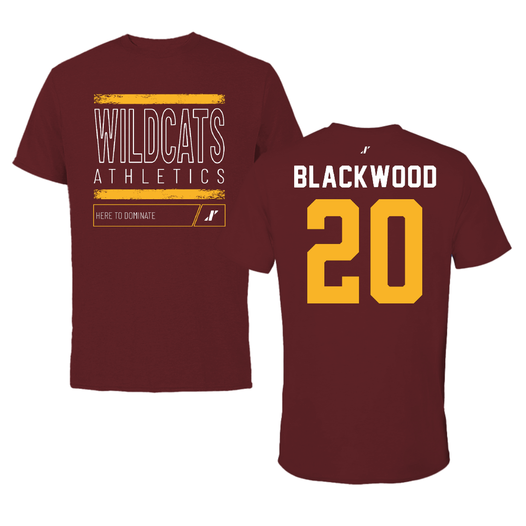Bethune-Cookman University Softball Maroon Dominate Tee - #20 Molly Blackwood