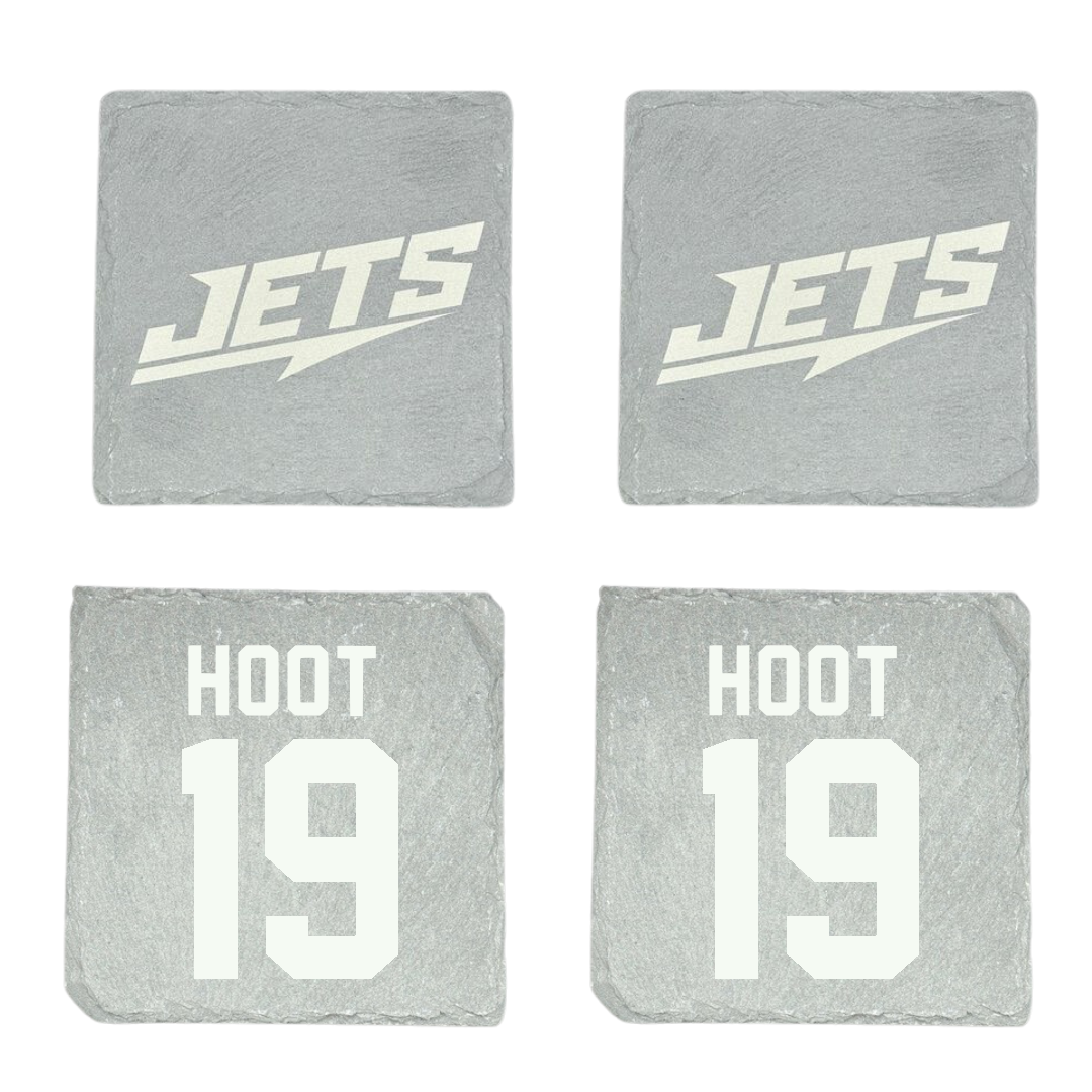Newman University Volleyball Stone Coaster (4 Pack)  - #19 Madalyn Hoot