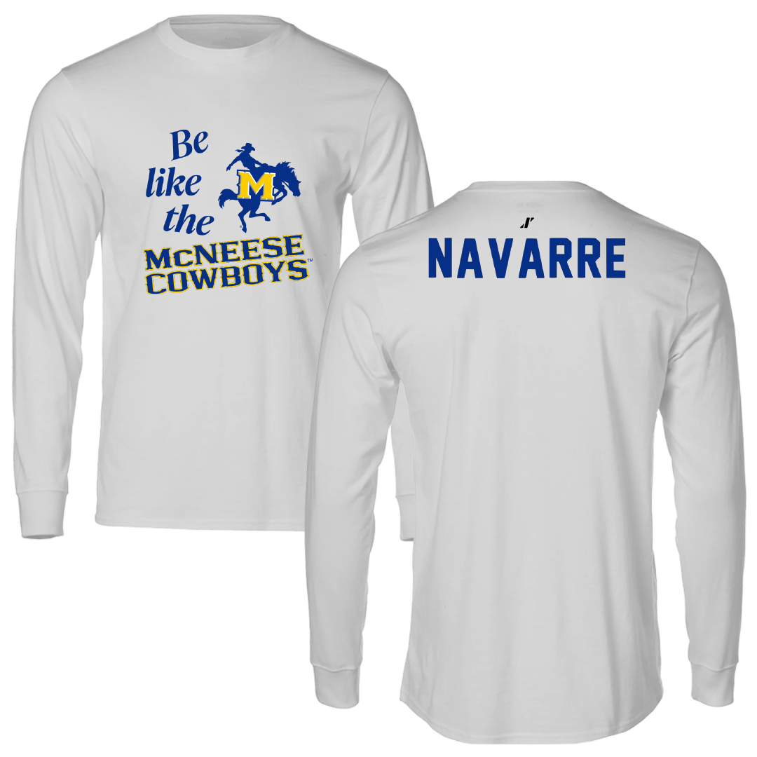 McNeese State University Dance Light Gray Be Like Us Long Sleeve - Jaide Navarre