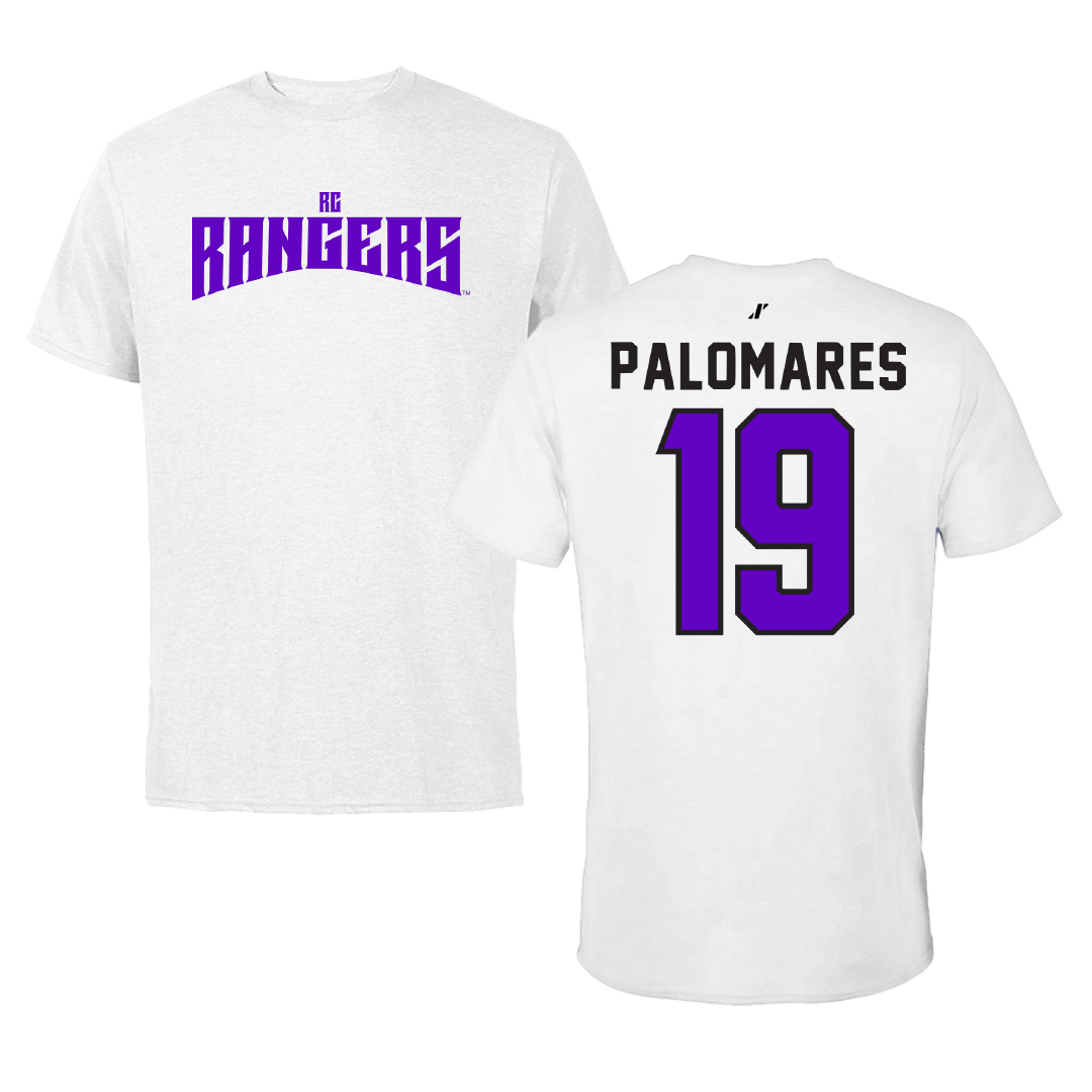 Ranger College Softball White Classic Tee - #19 Laura Palomares