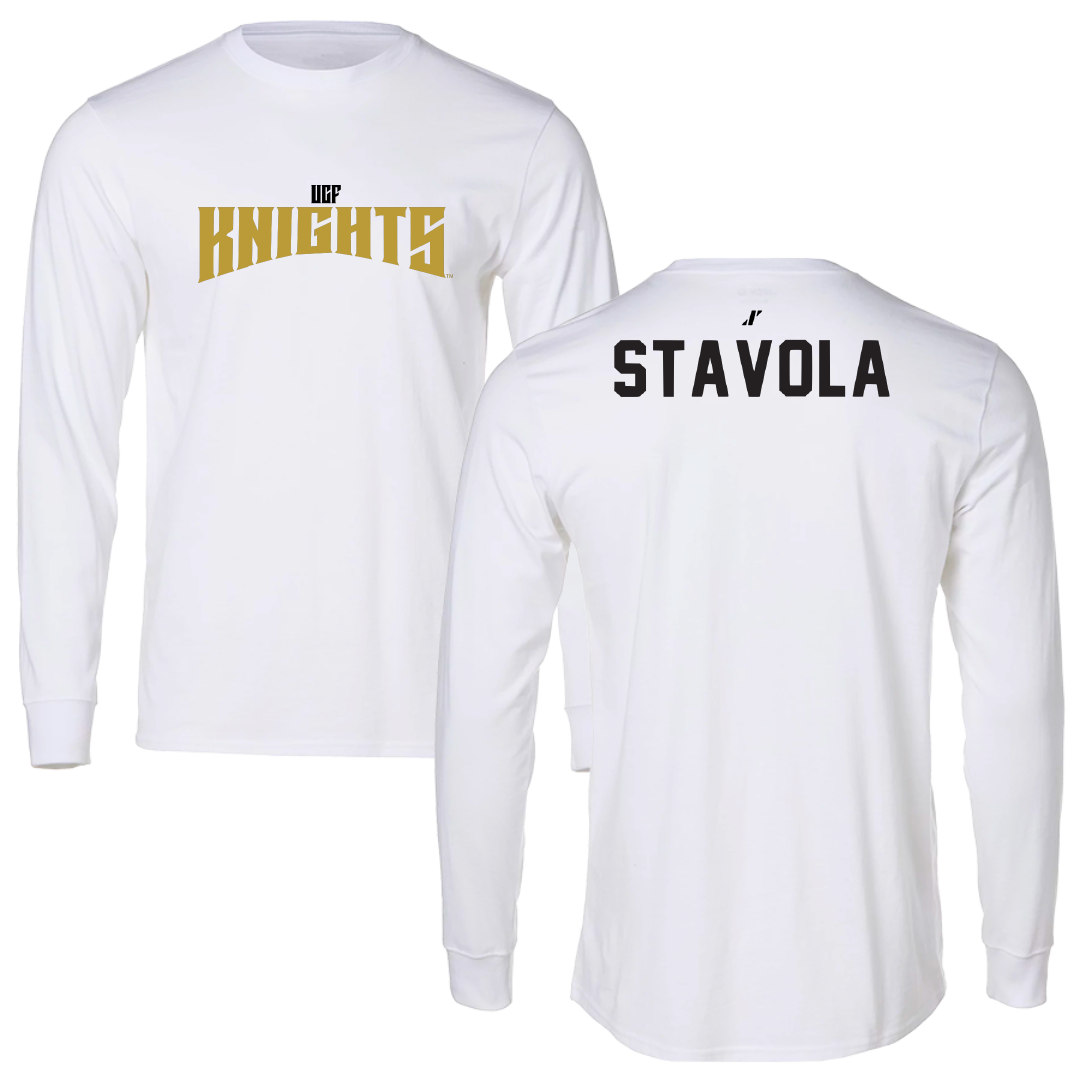 University of Central Florida Dance White Classic Performance Long Sleeve - Anya Stavola