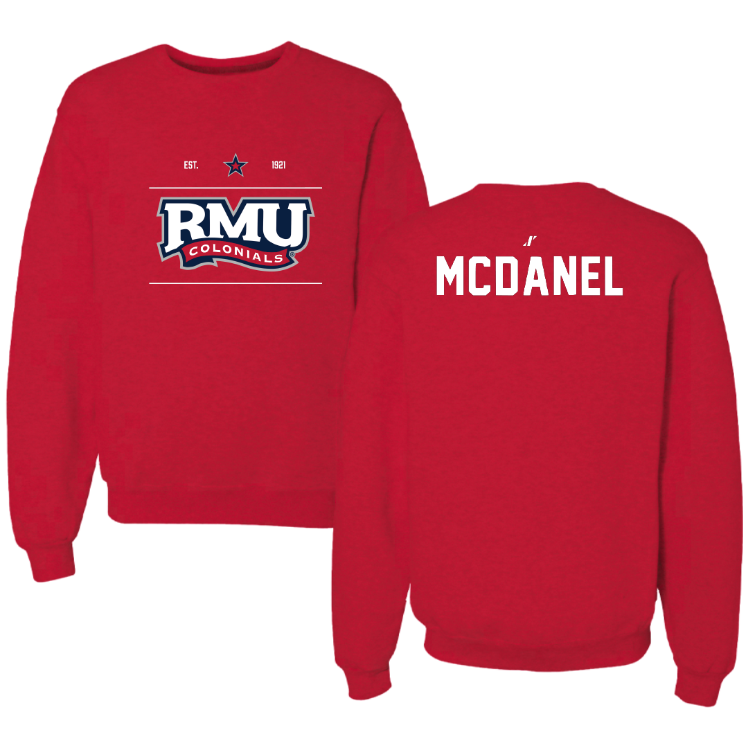 Robert Morris University TF and XC Red General Crewneck - Hannah McDanel