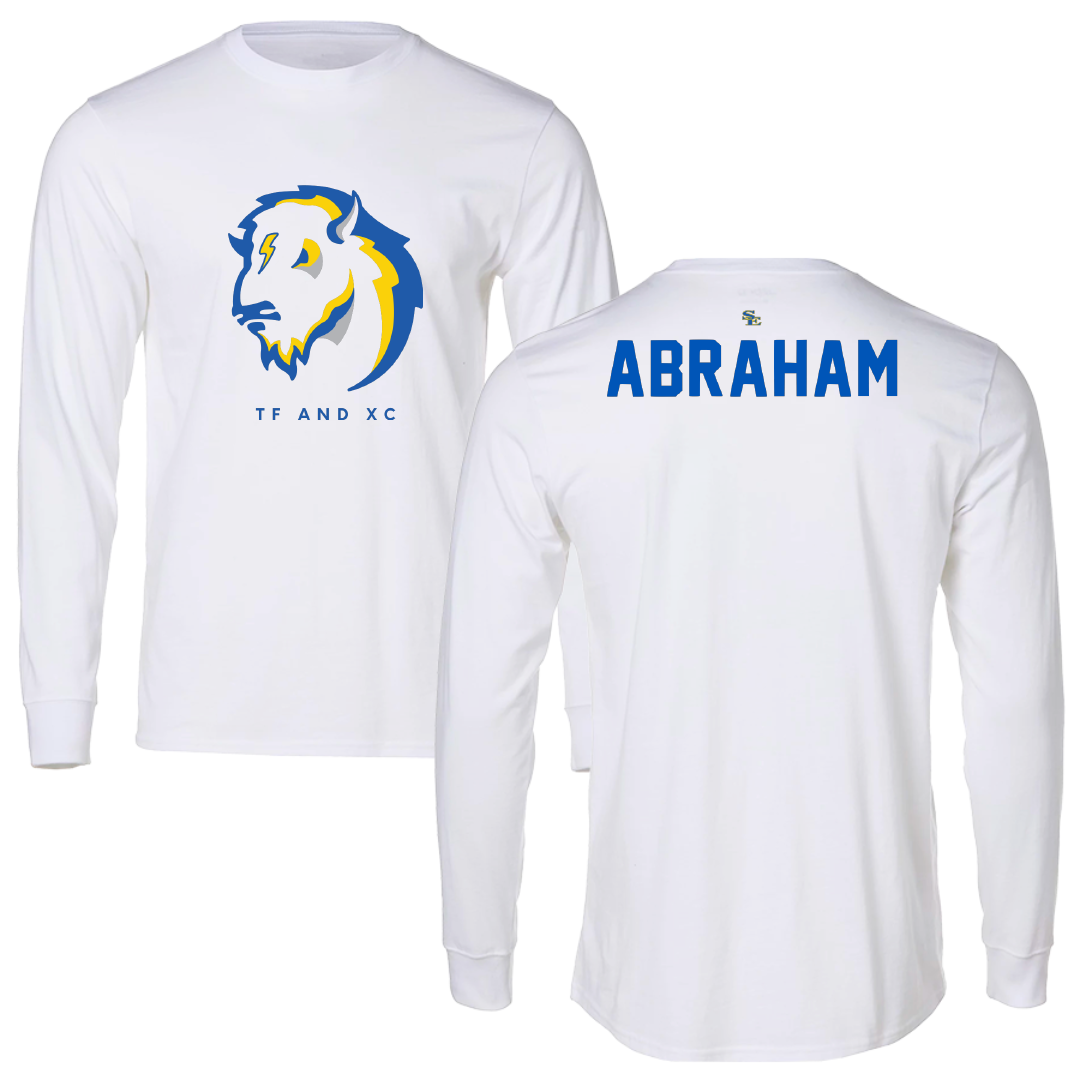 Southeastern Oklahoma State University TF and XC White Performance Long Sleeve - Anjelika Abraham