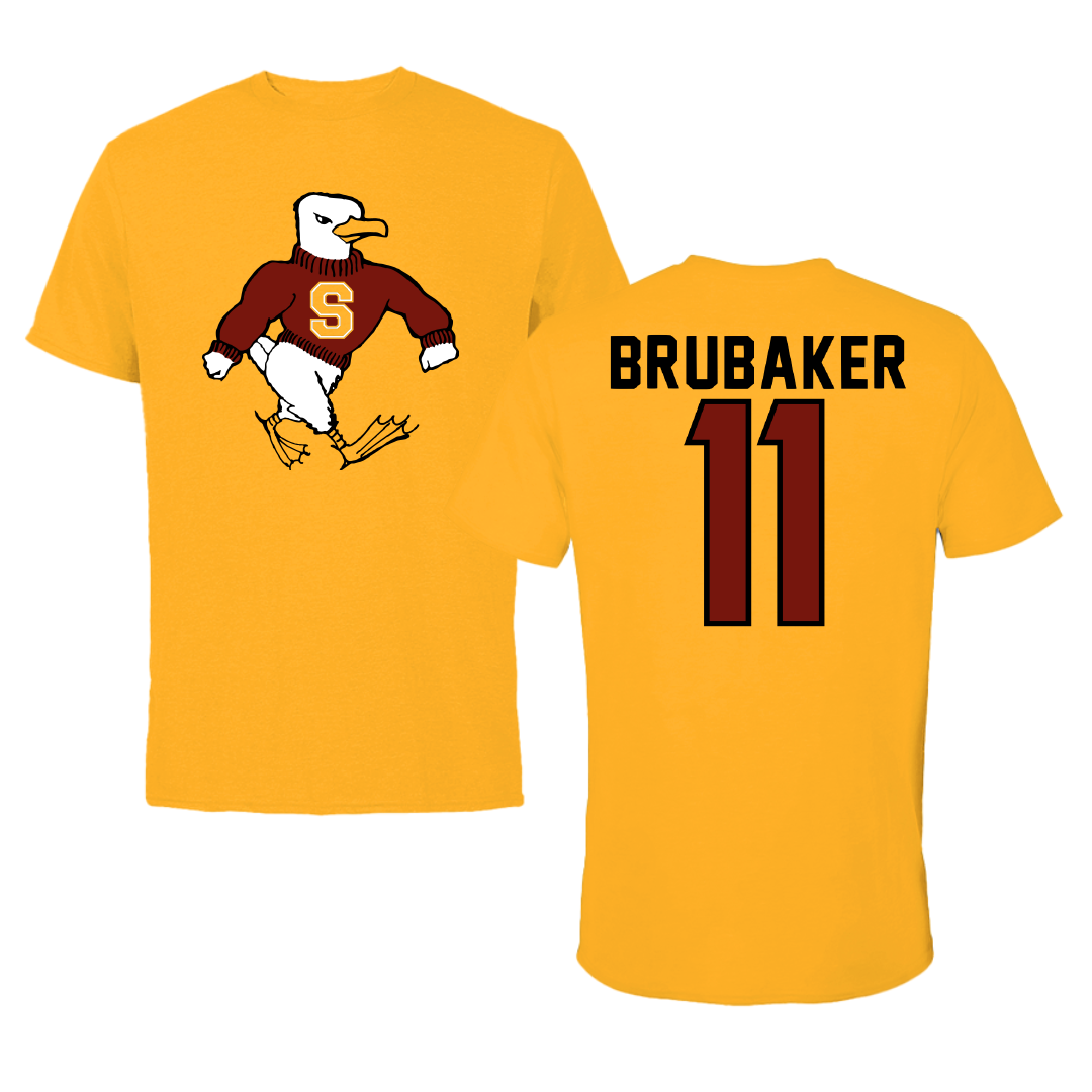 Salisbury University Football Gold Performance Tee - #11 Micah Brubaker