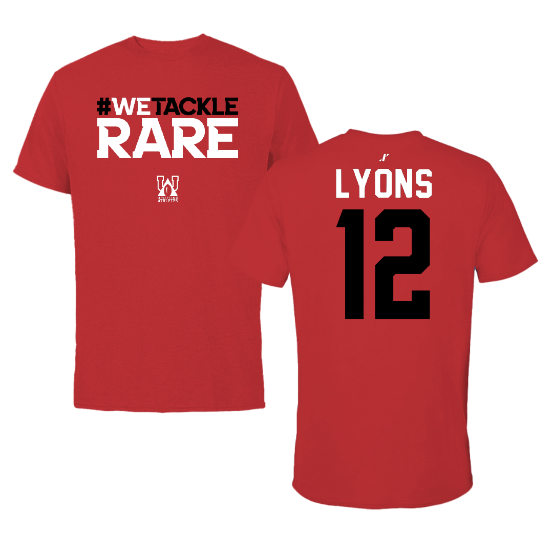 North Carolina State University Baseball Red Uplifting Athletes Performance Tee - #12 Trenton Lyons