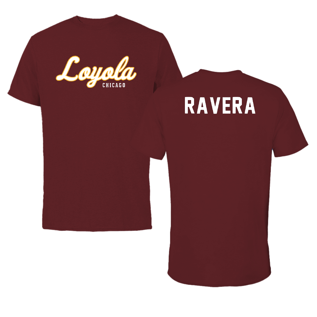 Loyola University-Chicago TF and XC Maroon Loyola Performance Tee - Priscilla Ravera
