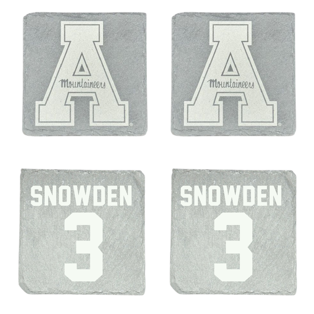 Appalachian State University Soccer Stone Coaster (4 Pack)  - #3 Sydney Snowden