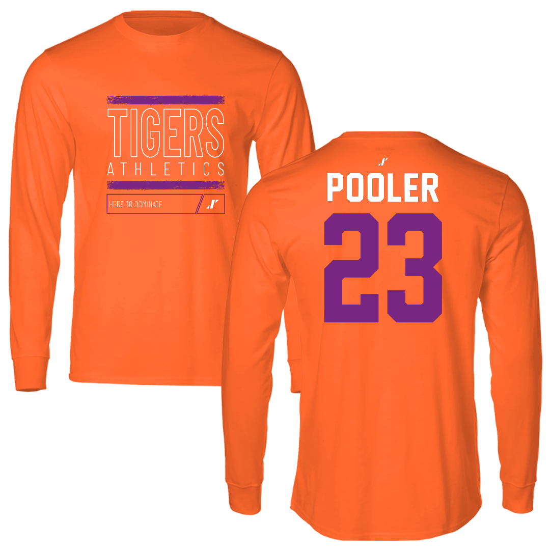 Edward Waters University Soccer Orange Dominate Long Sleeve - #23 Mayana Pooler