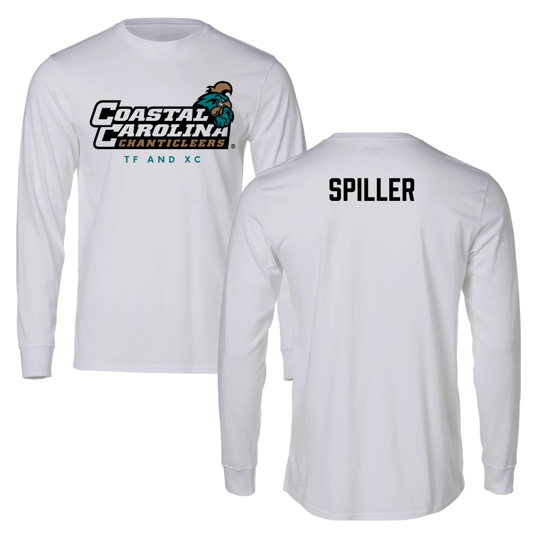 Coastal Carolina University TF and XC White Long Sleeve - Claire Spiller