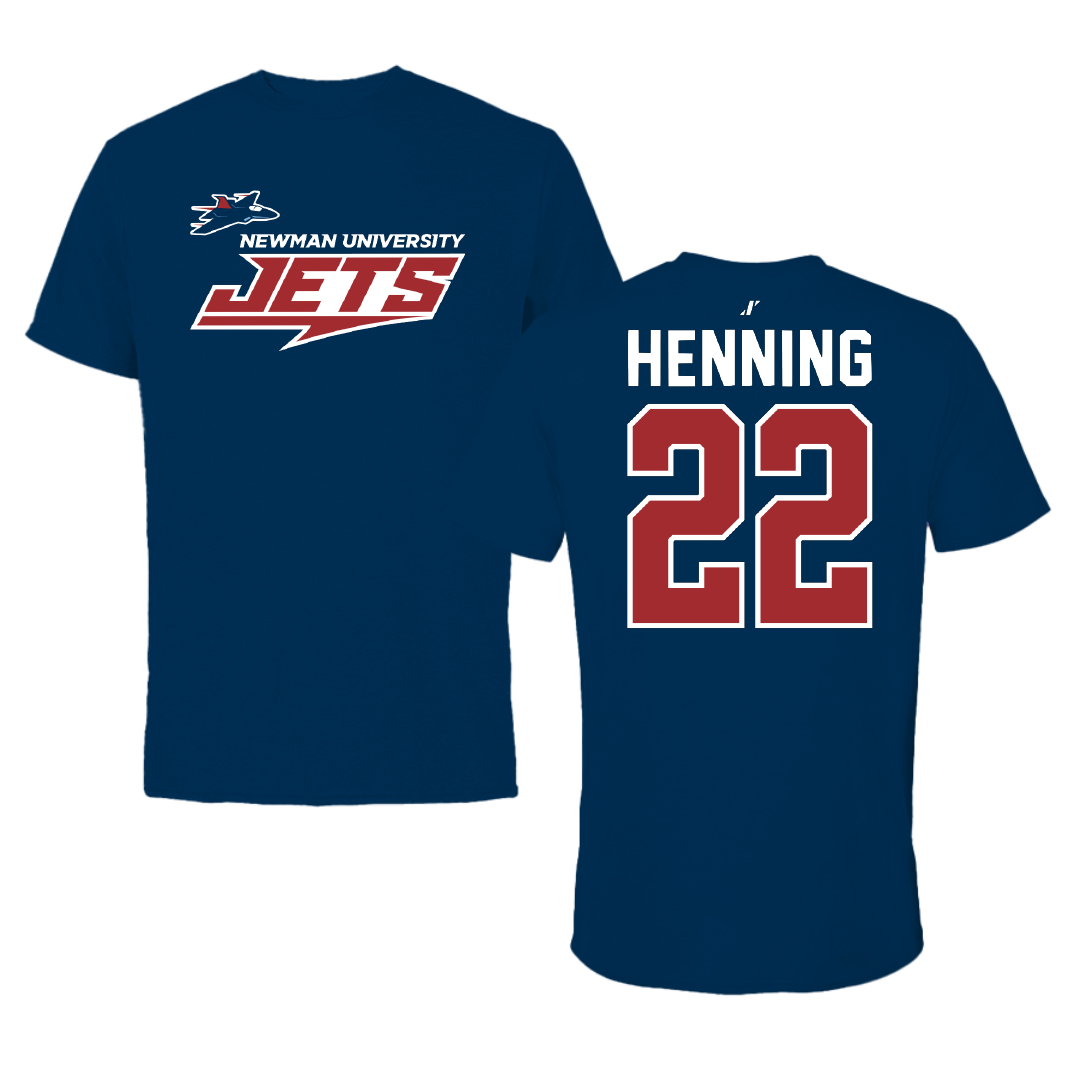 Newman University Bowling Navy General Tee - #22 Morgan Henning