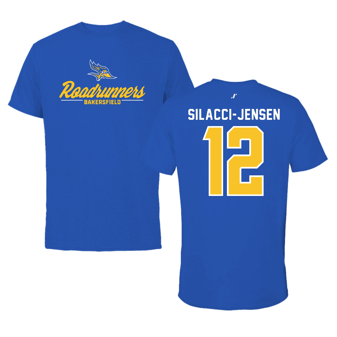 California State University-Bakersfield Beach Volleyball Blue General Performance Tee - #12 Olivia Silacci-Jensen