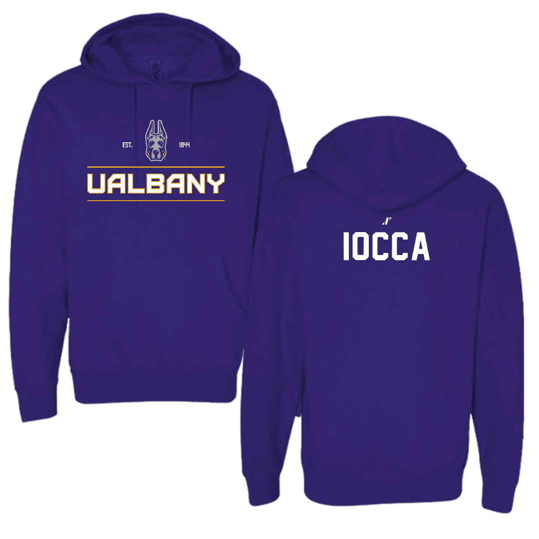 University at Albany TF and XC Purple General Hoodie - Katie Iocca
