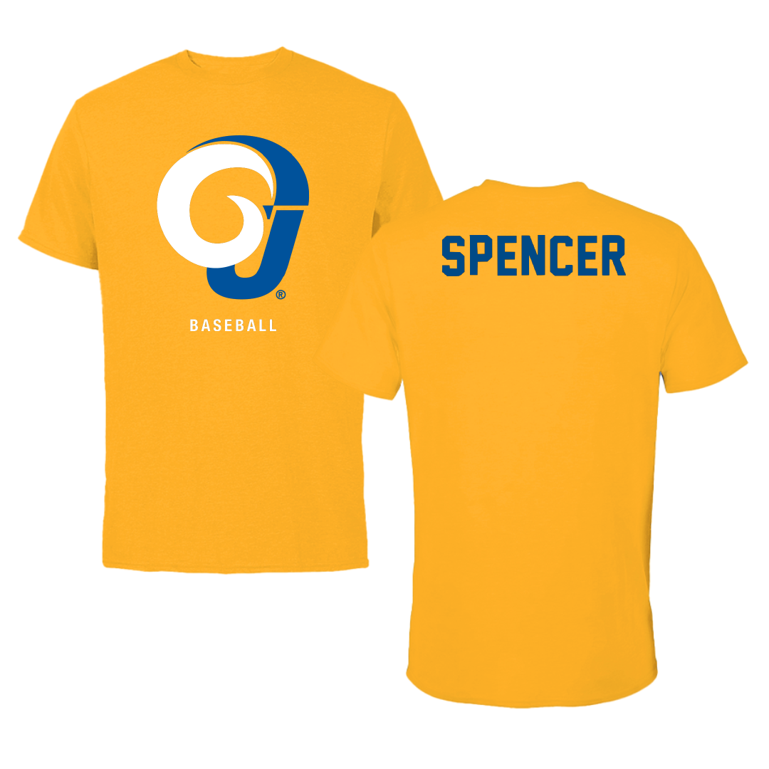 Angelo State University Baseball Gold Performance Tee - Luke Spencer