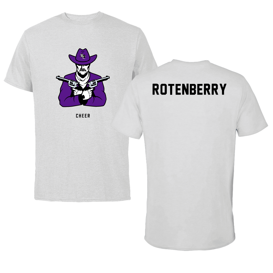 Ranger College Cheer Light Gray Performance Tee - Lupe Rotenberry